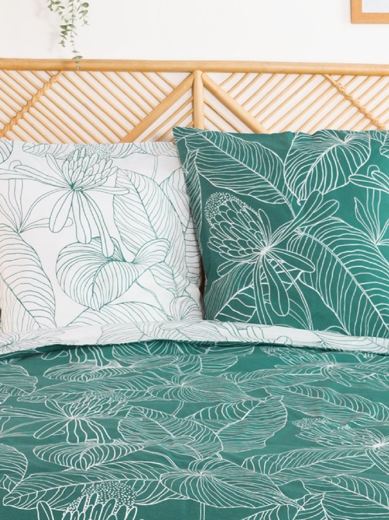 Parure réversible esprit exotique Vert foncé - Kiabi