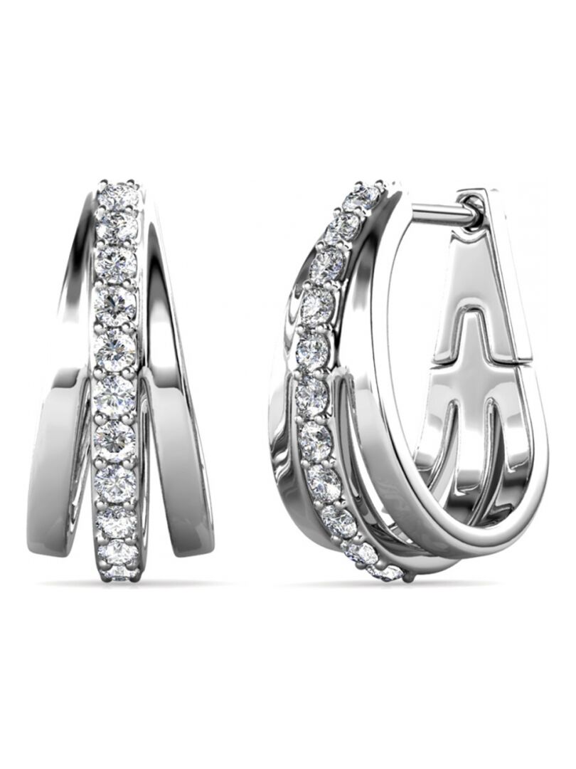 Pendentif Papillon En Argent 925 Avec Faux Diamants Zirconium - Collection Hoops Les Folies - Neuf Avec étiquettes