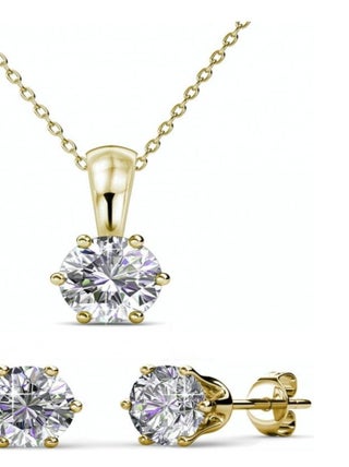 Parures Birth Stone - Doré et Cristal