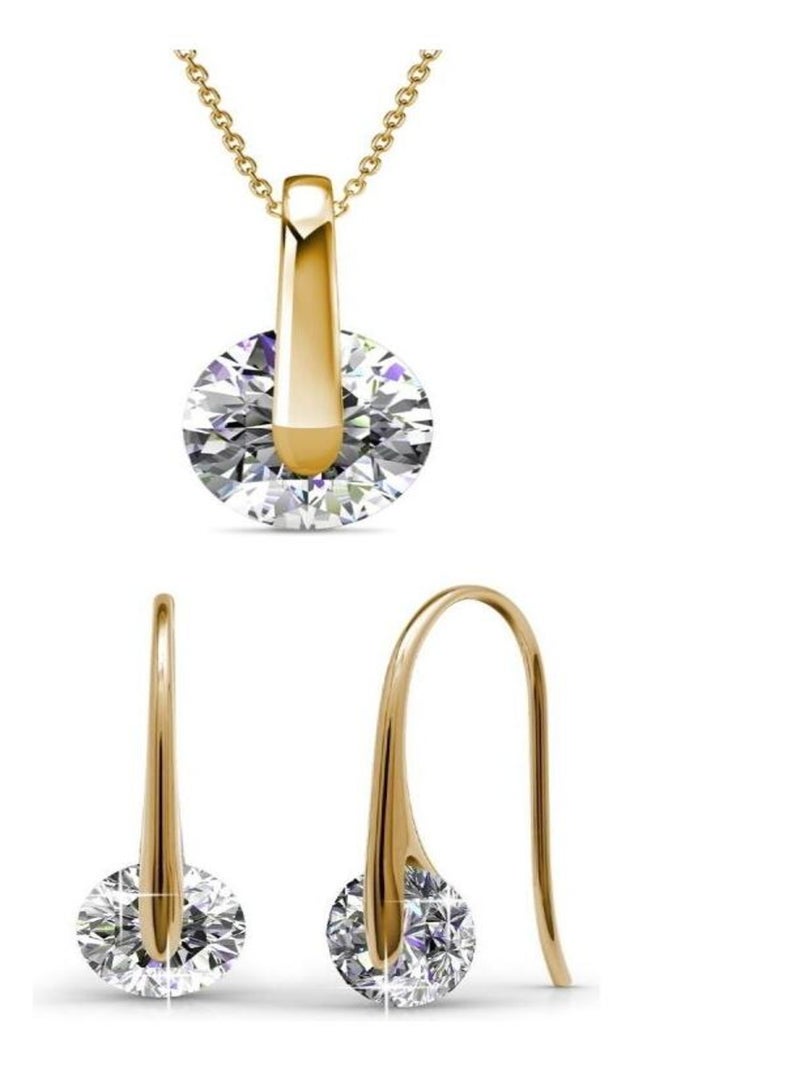 Parures Classy - Doré et Cristal Doré/or - Kiabi