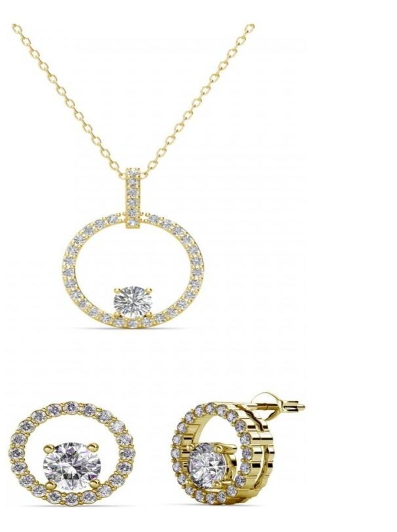 Parures Desiree - Doré et Cristal Doré/or - Kiabi