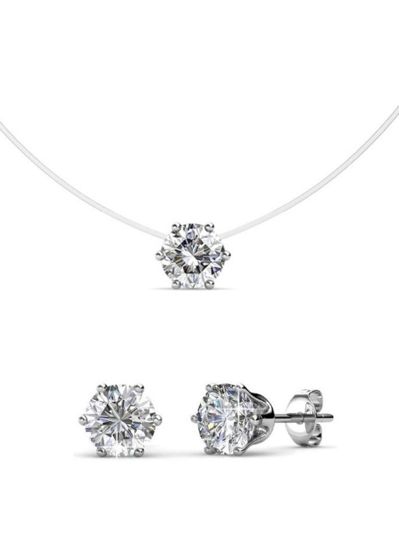 Parures Mermaid - Argenté et Cristal Argent - Kiabi