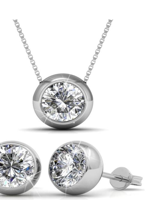 Parures Moon - Argenté et Cristal - Kiabi