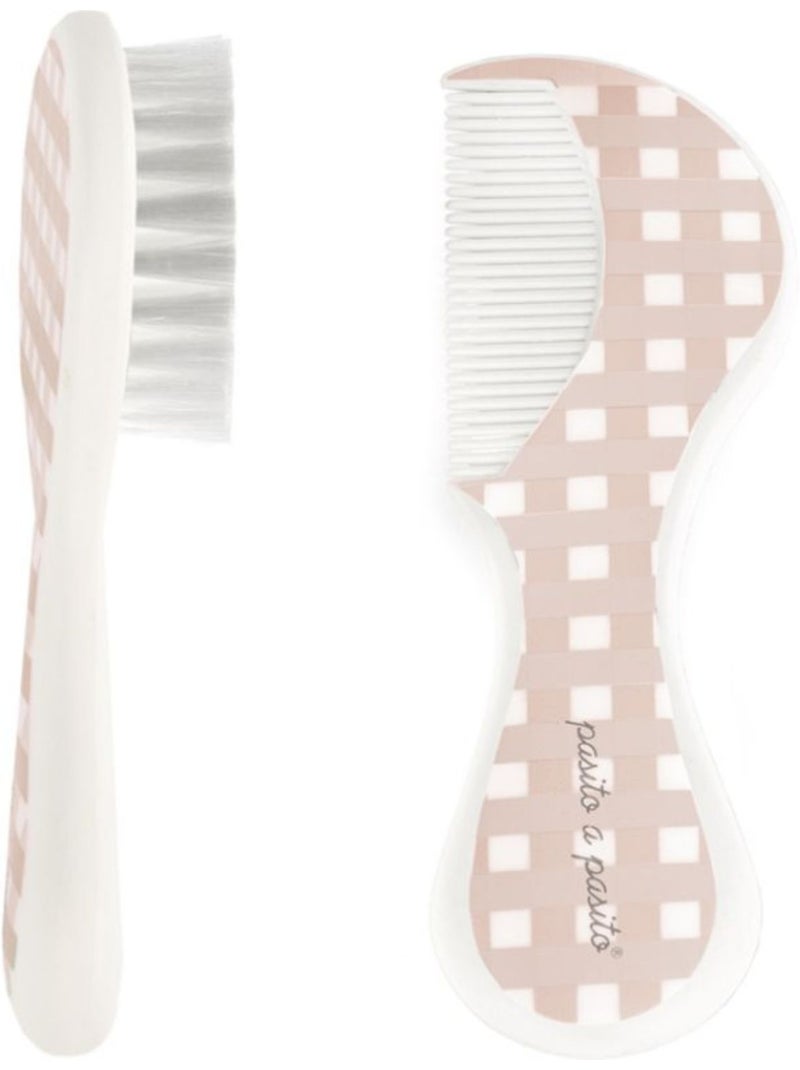 Pasito a pasito -  brosse et peigne Rose - Kiabi