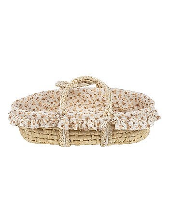 Pasito a pasito - Couffin en osier pour poupée