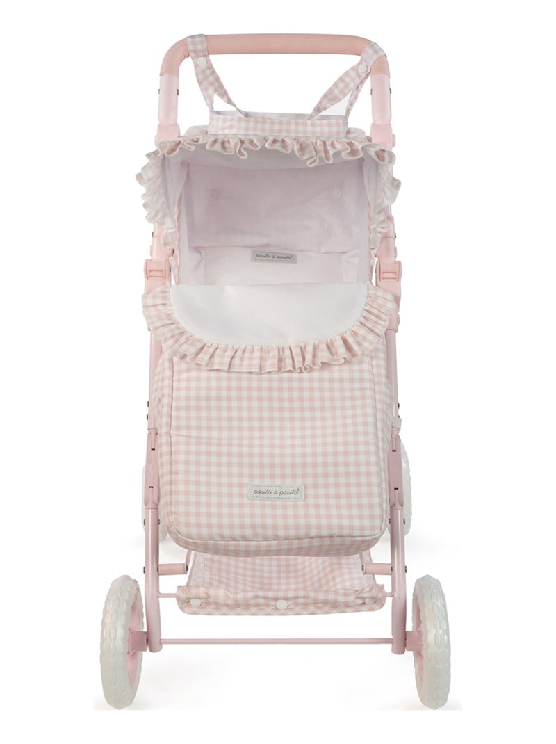 Pasito a pasito -  Poussette avec chancelière pour poupée Rose - Kiabi
