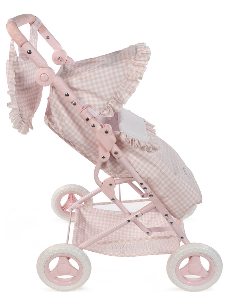 Pasito a pasito -  Poussette avec chancelière pour poupée Rose - Kiabi