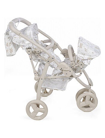 Pasito a pasito - Poussette double pour poupées