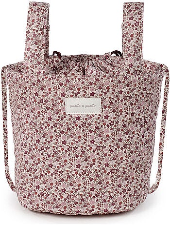 Pasito a pasito - sac bucket cherry fleurs