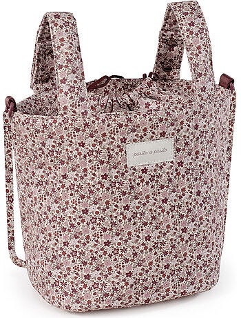 Pasito a pasito - sac bucket cherry fleurs