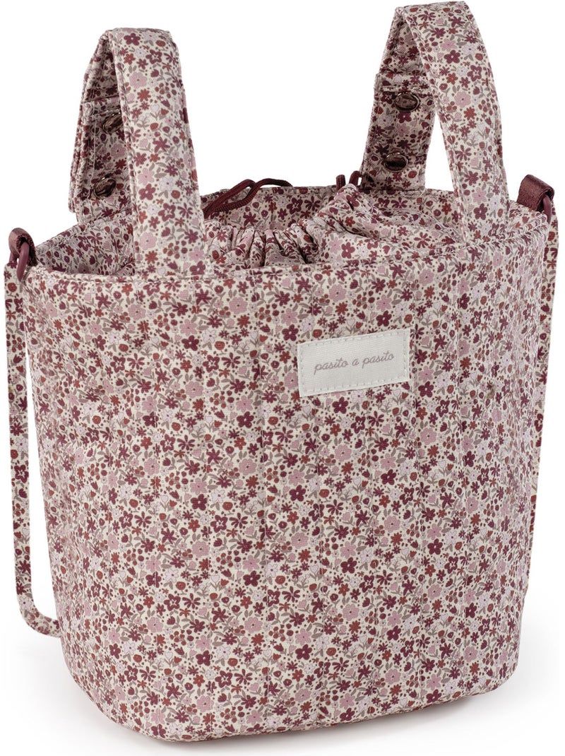 Pasito a pasito - sac bucket cherry fleurs Violet - Kiabi