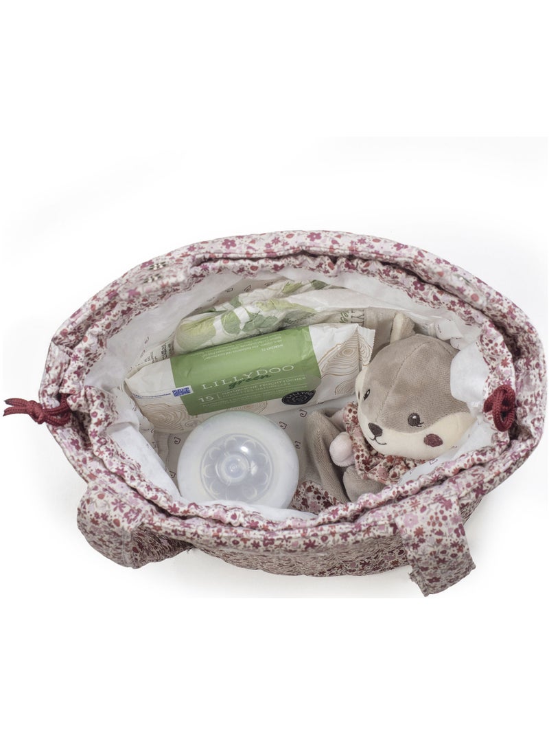Pasito a pasito - sac bucket cherry fleurs Violet - Kiabi