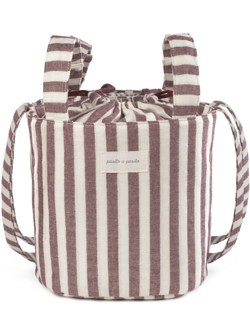Pasito a pasito - Sac Bucket Cherry Rayé - Kiabi
