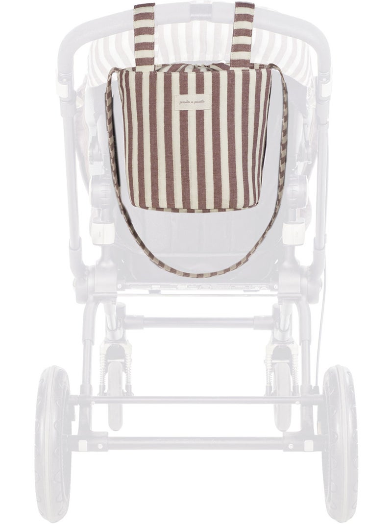 Pasito a pasito - Sac Bucket Cherry Rayé Violet - Kiabi