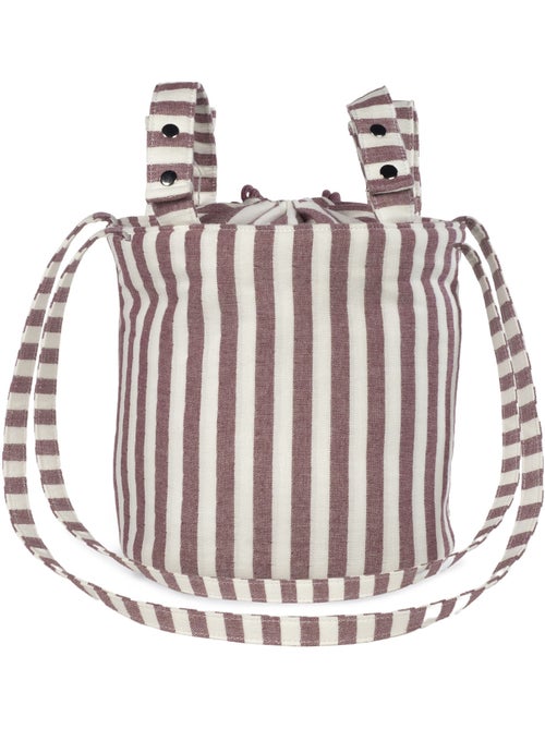 Pasito a pasito - Sac Bucket Cherry Rayé - Kiabi