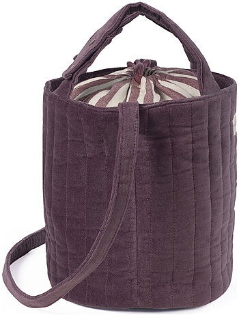 Pasito a pasito - Sac Bucket Cherry Velvet