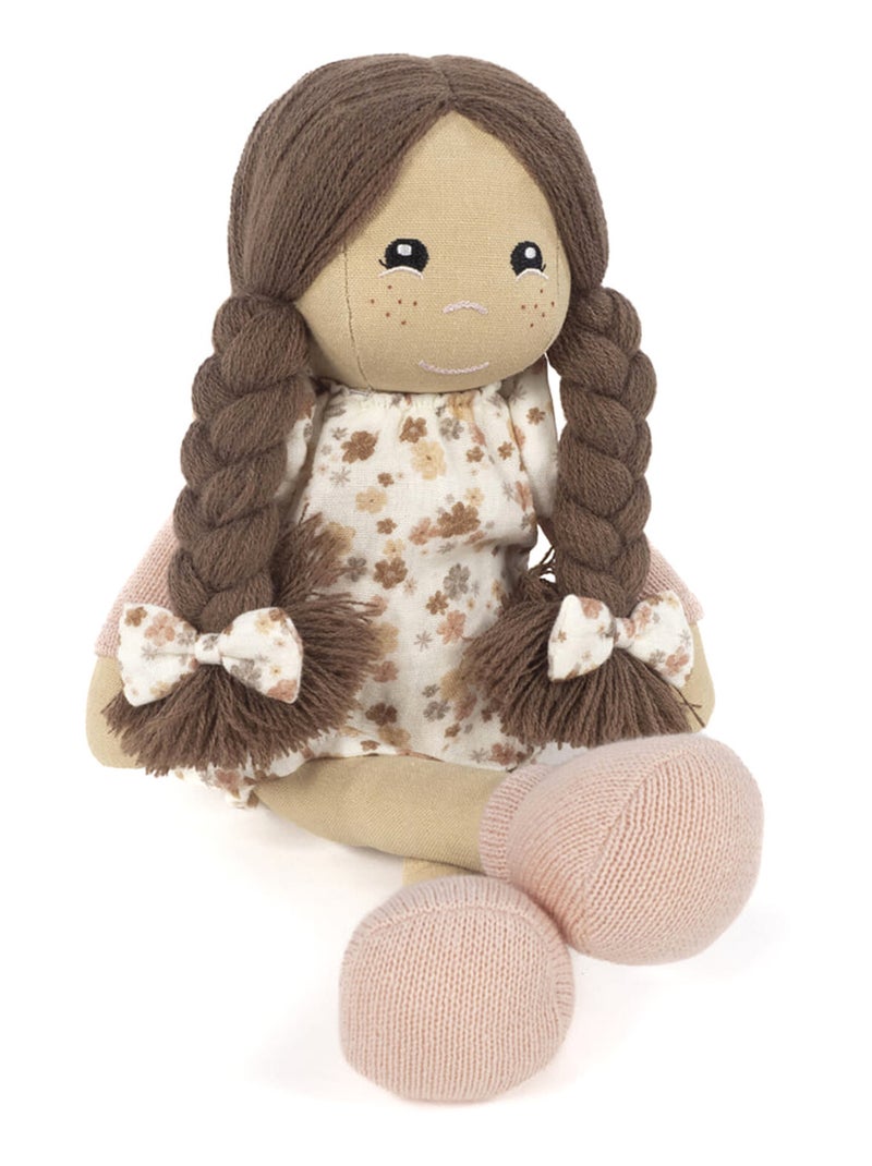 Pasito a pasito | Pasito a pasito | Poupée Bibi peluche pour enfant Somerset Marron chocolat - Kiabi