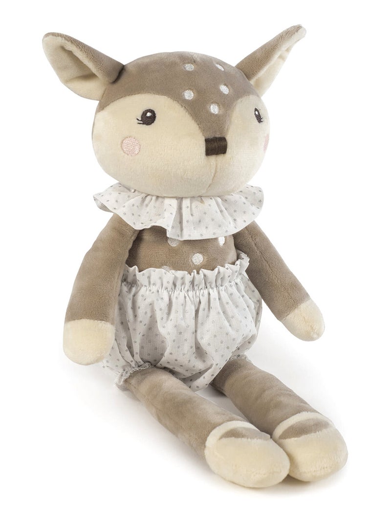 Pasito a pasito | Pasito a pasito | Poupée peluche petit cerf Nara Marron chocolat - Kiabi