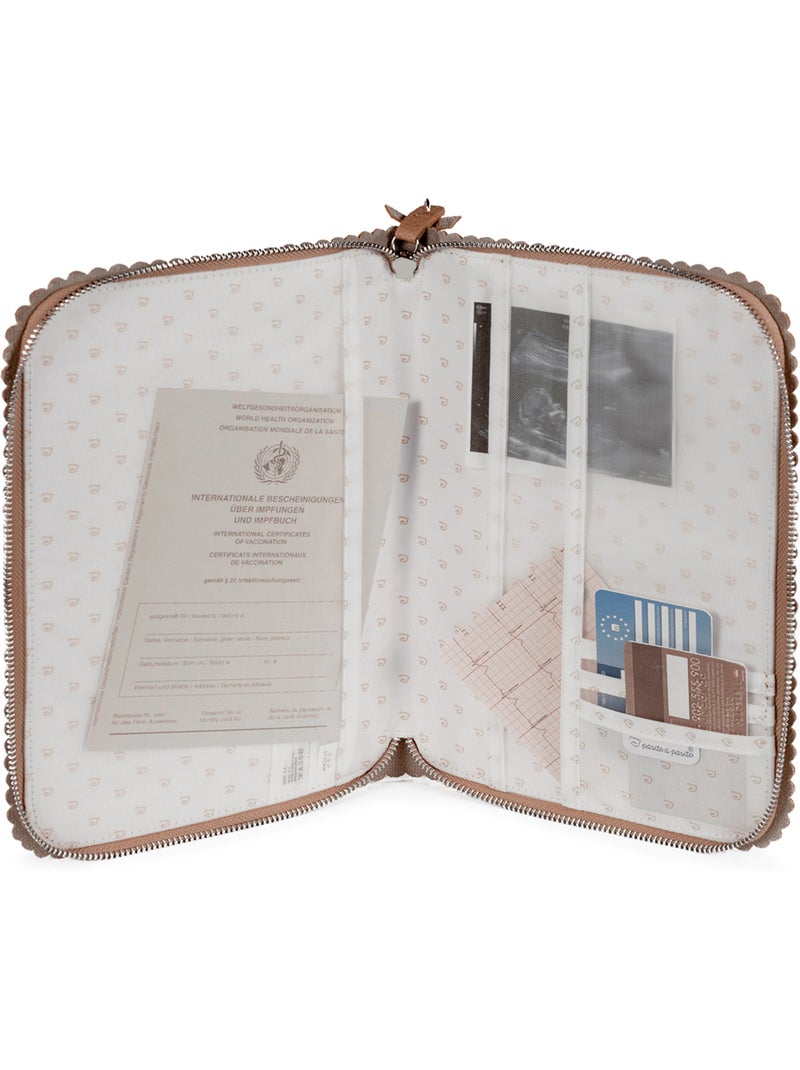 Pasito a pasito | Protège carnet de santé bébé zippé Icon Marron clair - Kiabi