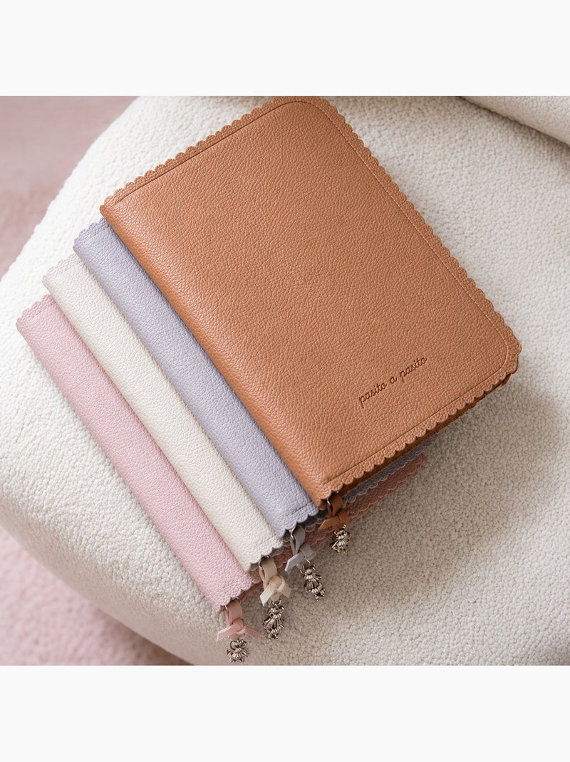 Pasito a pasito | Protège carnet de santé bébé zippé Icon Marron clair - Kiabi