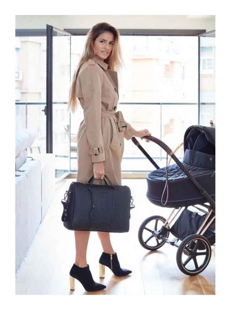 Pasito a pasito | Sac à langer London Noir - Kiabi