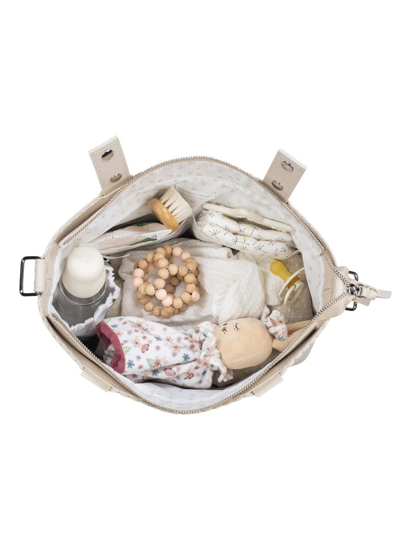 Pasito a pasito | Sac à langer organisateur poussette Crossbody Icon Ecru - Kiabi