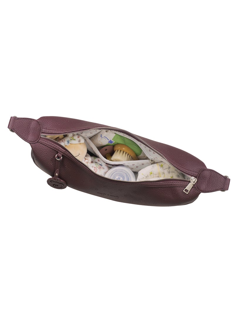 Pasito a pasito | Sac bandoulière sac à langer London Bleu Bordeaux - Kiabi