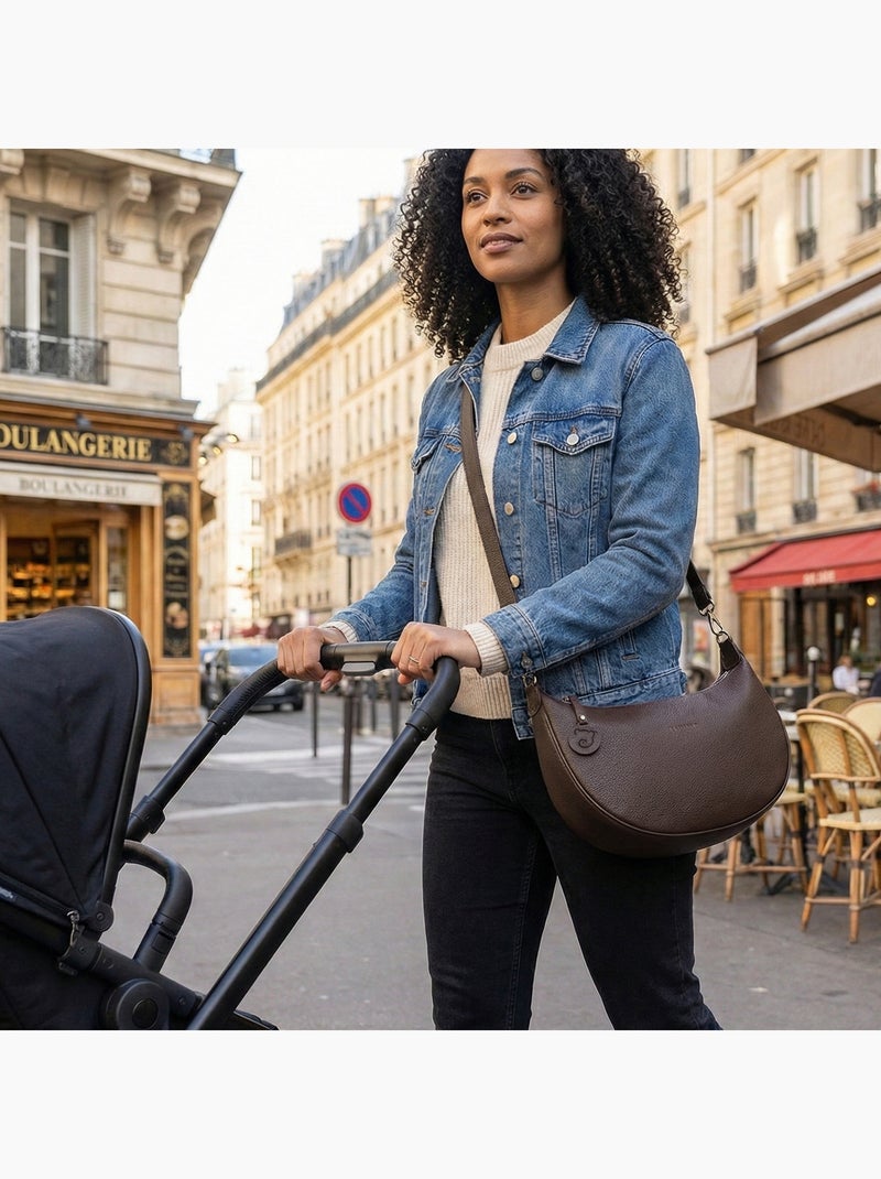 Pasito a pasito | Sac bandoulière sac à langer London Marron chocolat - Kiabi