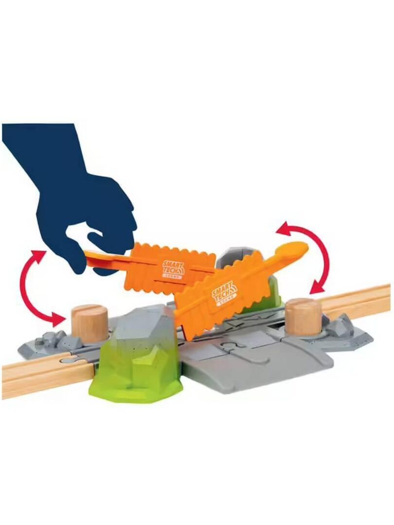 BRIO Passage à Niveau Smart Tech Sound - Accessoire Train Bois Enfant 3 Ans