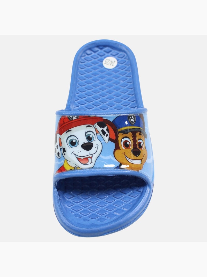 Pat Patrouille - Claquettes de bain enfant à motif Bleu - Kiabi