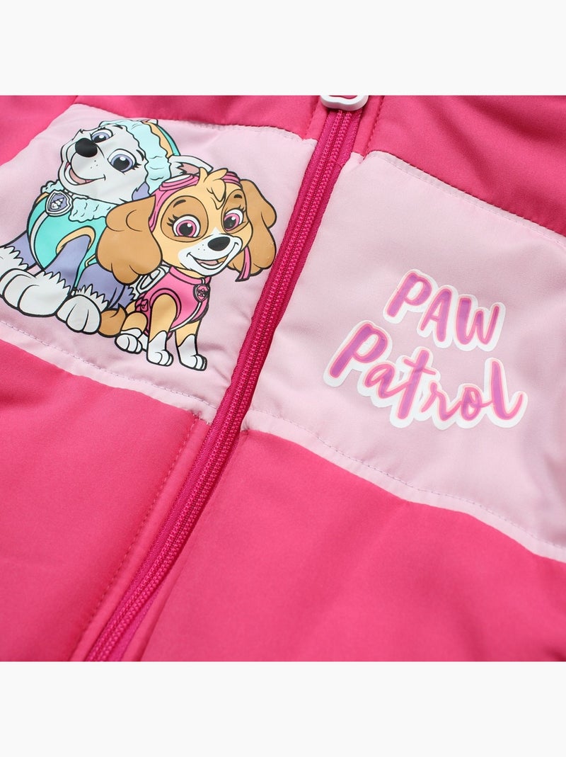 Pat Patrouille - Doudoune fille imprimée Rose - Kiabi