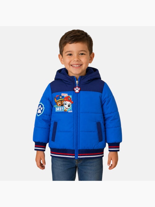 Pat patrouille - doudoune matelassée zippée à capuche imprimée - Kiabi Pat patrouille - doudoune matelassée zippée à capuche imprimée - Kiabi