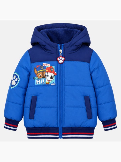 Pat patrouille - doudoune matelassée zippée à capuche imprimée - Kiabi Pat patrouille - doudoune matelassée zippée à capuche imprimée - Kiabi