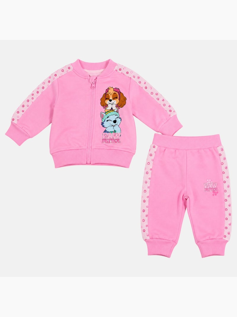 Pat Patrouille - Ensemble de jogging, veste et pantalon fille Rose - Kiabi