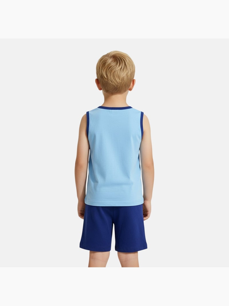 Pat Patrouille - Ensemble garçon débardeur et short Bleu - Kiabi