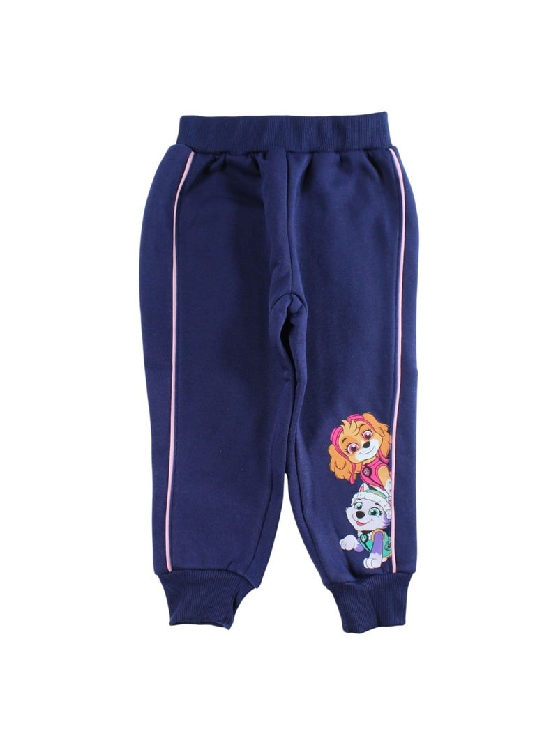 Pat Patrouille - Ensemble jogging fille veste capuche et pantalon imprimé Bleu marine - Kiabi
