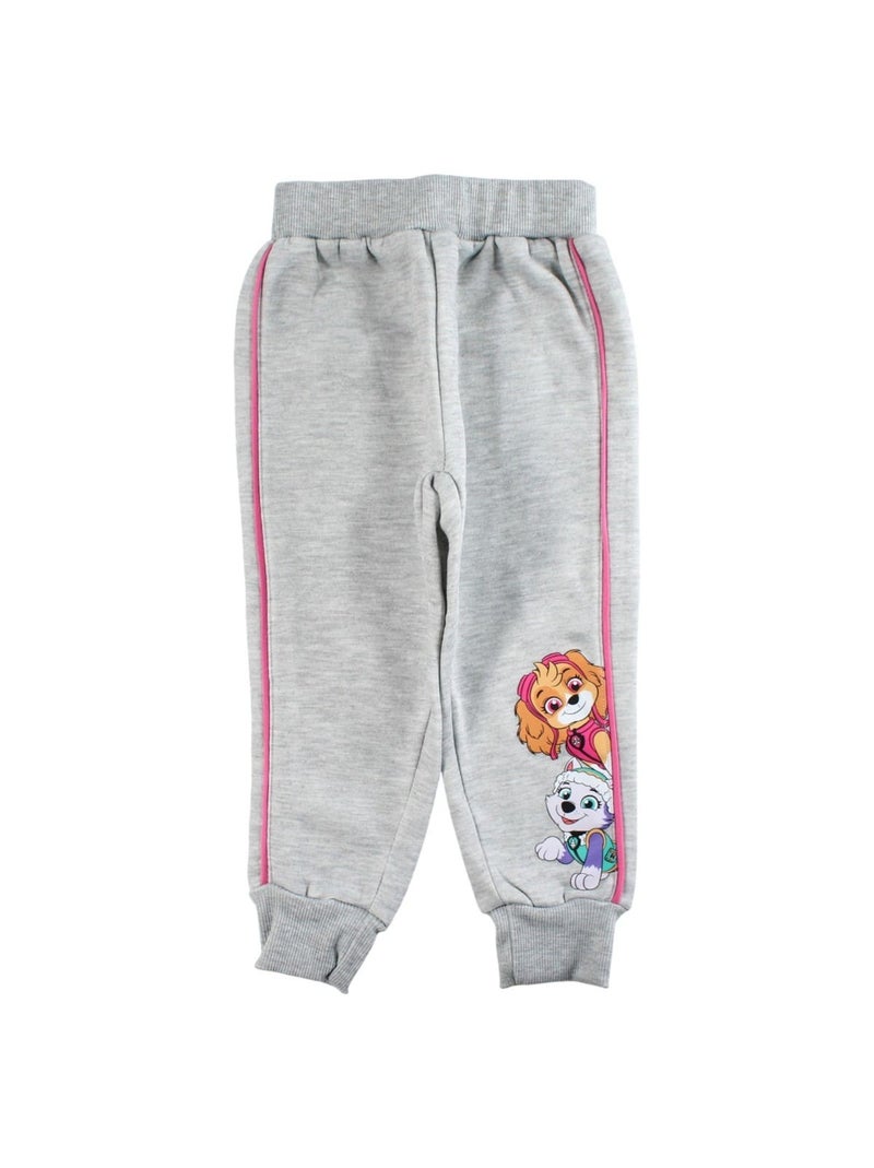 Pat Patrouille - Ensemble jogging fille veste capuche et pantalon imprimé Gris - Kiabi