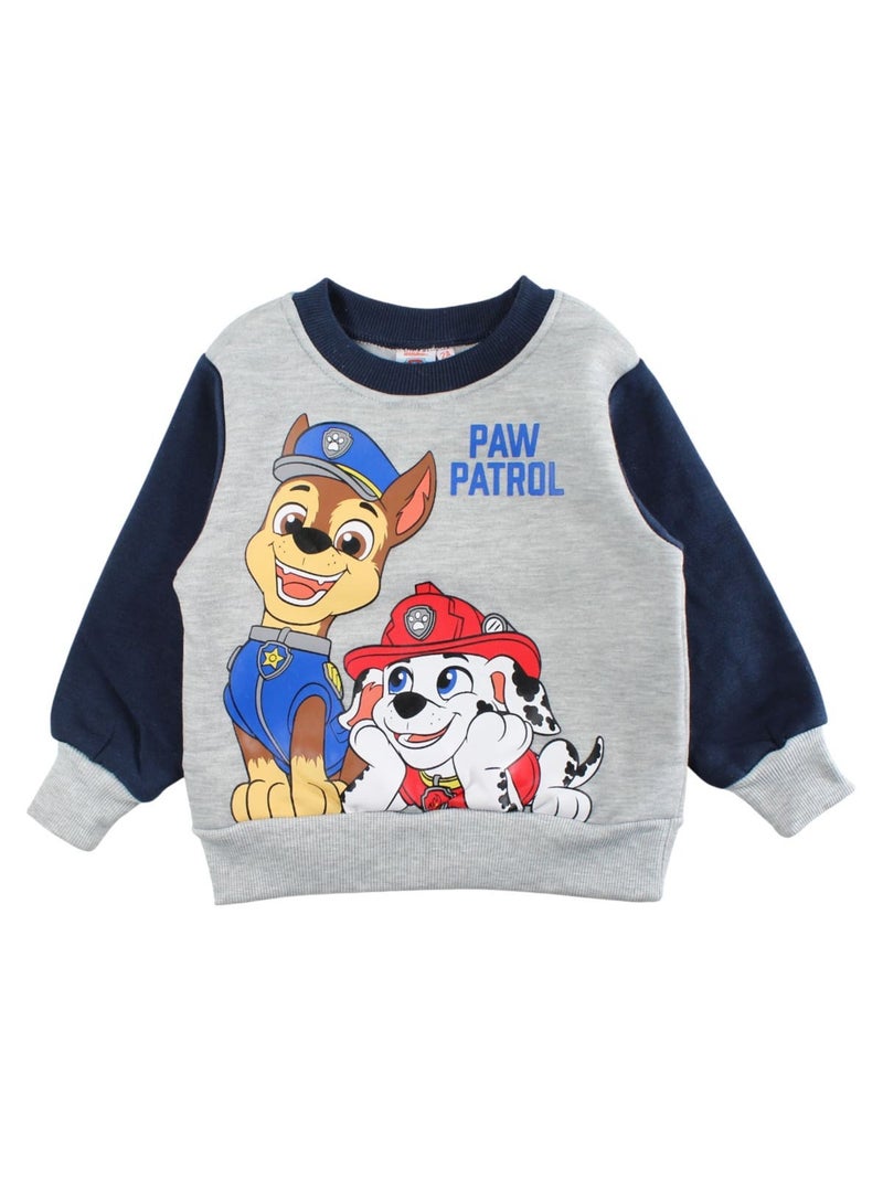 Pat Patrouille - Ensemble jogging garçon sweat et pantalon imprimé Gris - Kiabi