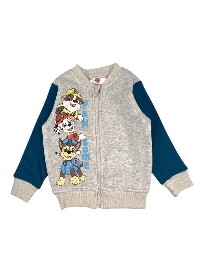 Pat Patrouille - Ensemble jogging garçon veste et pantalon imprimé Bleu marine - Kiabi