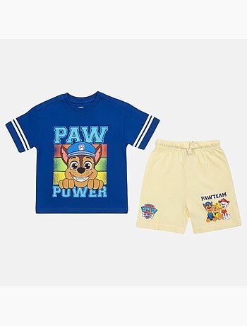Pat Patrouille - Ensemble T-shirt et short avec personnage