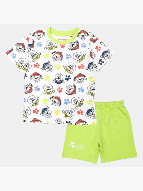 Pat Patrouille - Ensemble t-shirt et short enfant imprimé - Kiabi