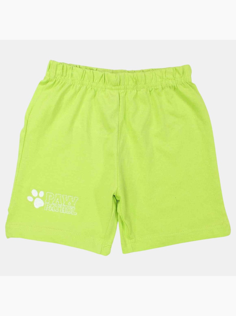 Pat Patrouille - Ensemble t-shirt et short enfant imprimé Vert - Kiabi