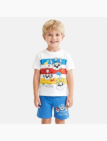 Pat Patrouille - Ensemble t-shirt et short garçon imprimé