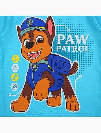 Pat patrouille - ensemble t-shirt manches courtes et short à motifs