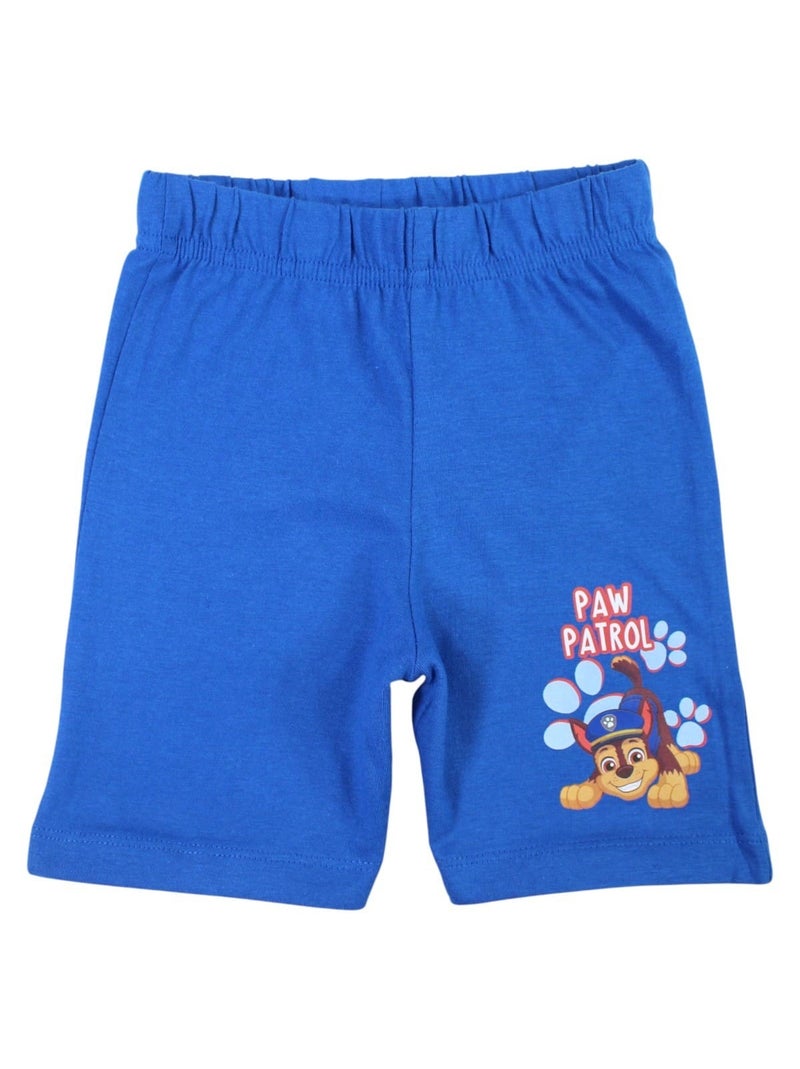 Pat Patrouille - Ensemble t-shirt manches courtes et short enfant imprimé Bleu - Kiabi