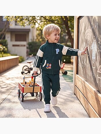 Pat patrouille - ensemble veste zippée col montant et pantalon de jogging, bas resserrés