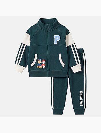 Pat patrouille - ensemble veste zippée col montant et pantalon de jogging, bas resserrés