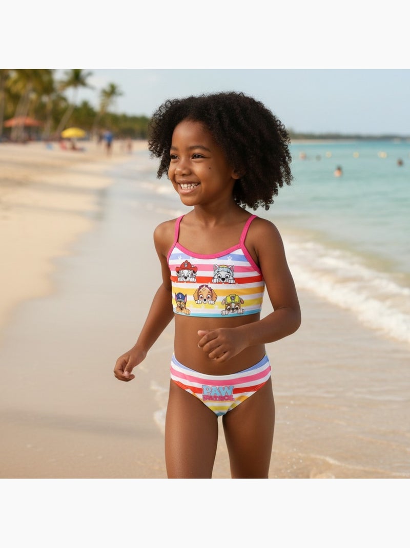 Pat Patrouille - Maillot de bain fille imprimé Rose - Kiabi
