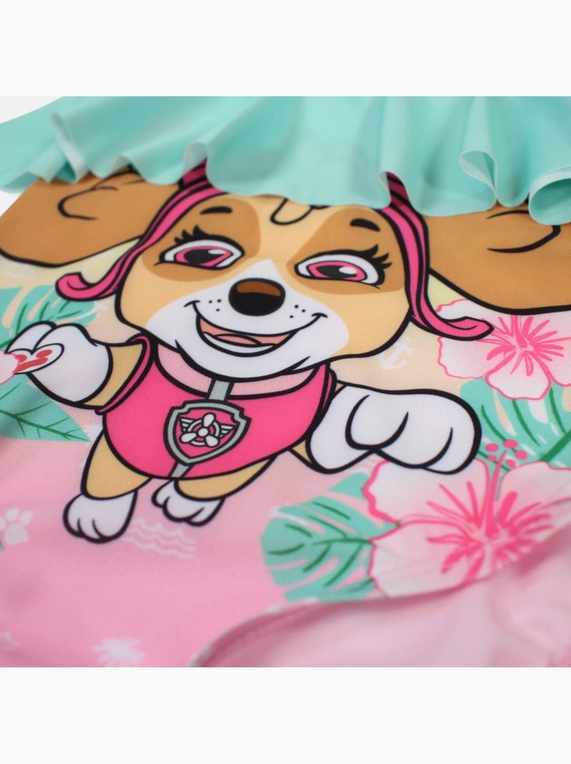 Pat Patrouille - Maillot de bain fille imprimé Rose - Kiabi