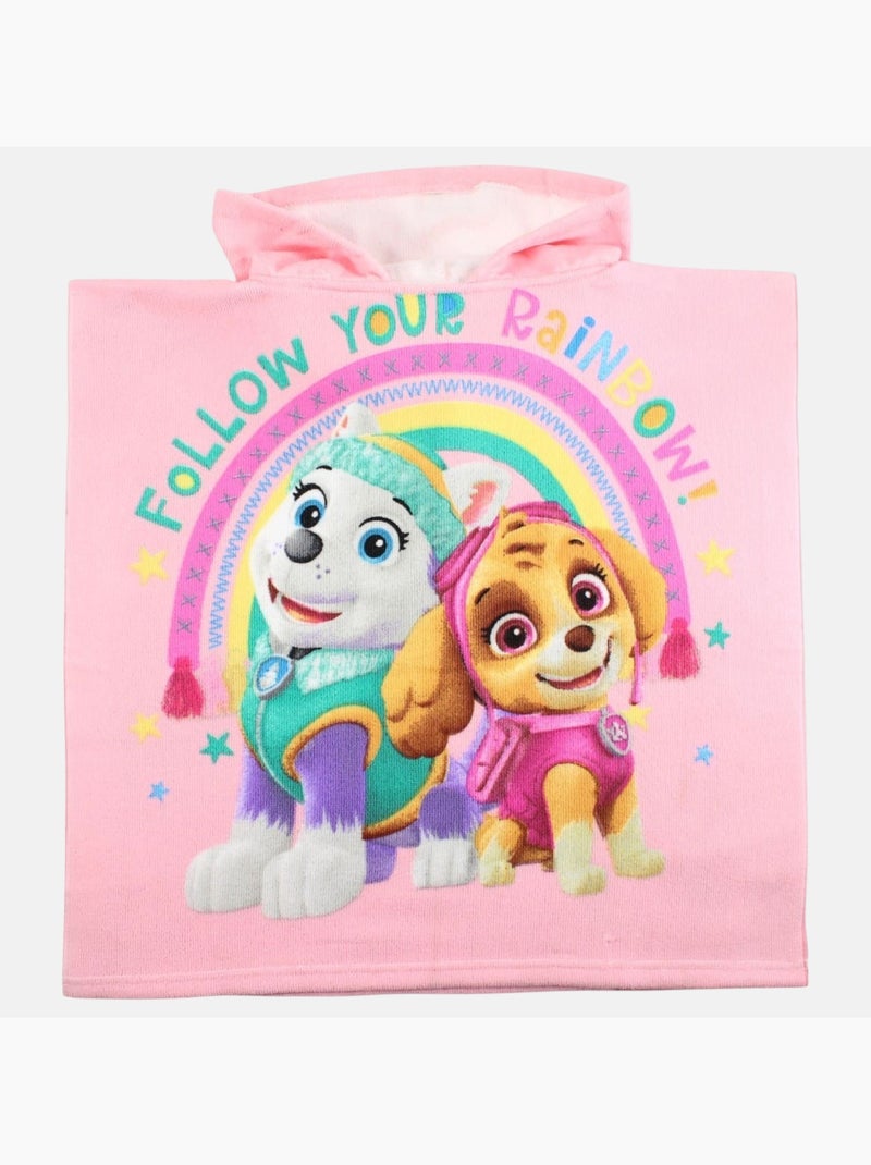 Pat Patrouille - Poncho de bain fille Rose - Kiabi